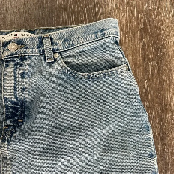 [TOMMY HILFIGER] A-line denim skirt - Picture 3 of 5